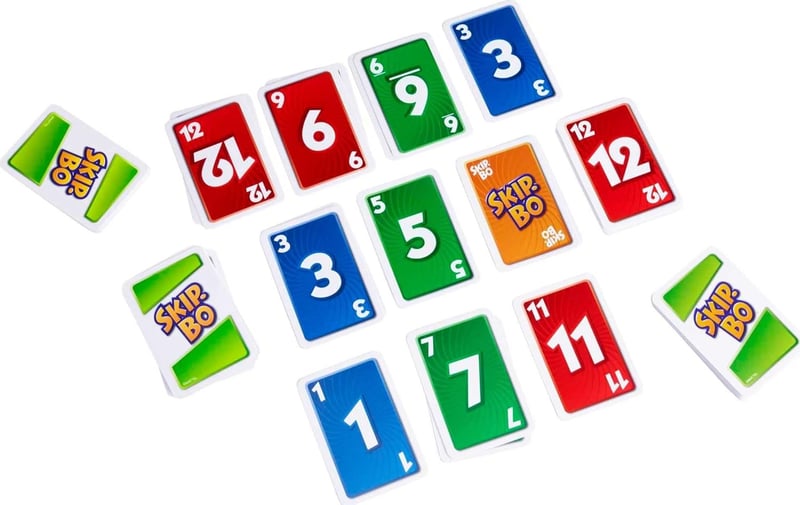 Skip-Bo Card Game in Decorative Tin for Ages 7+, Family Fun