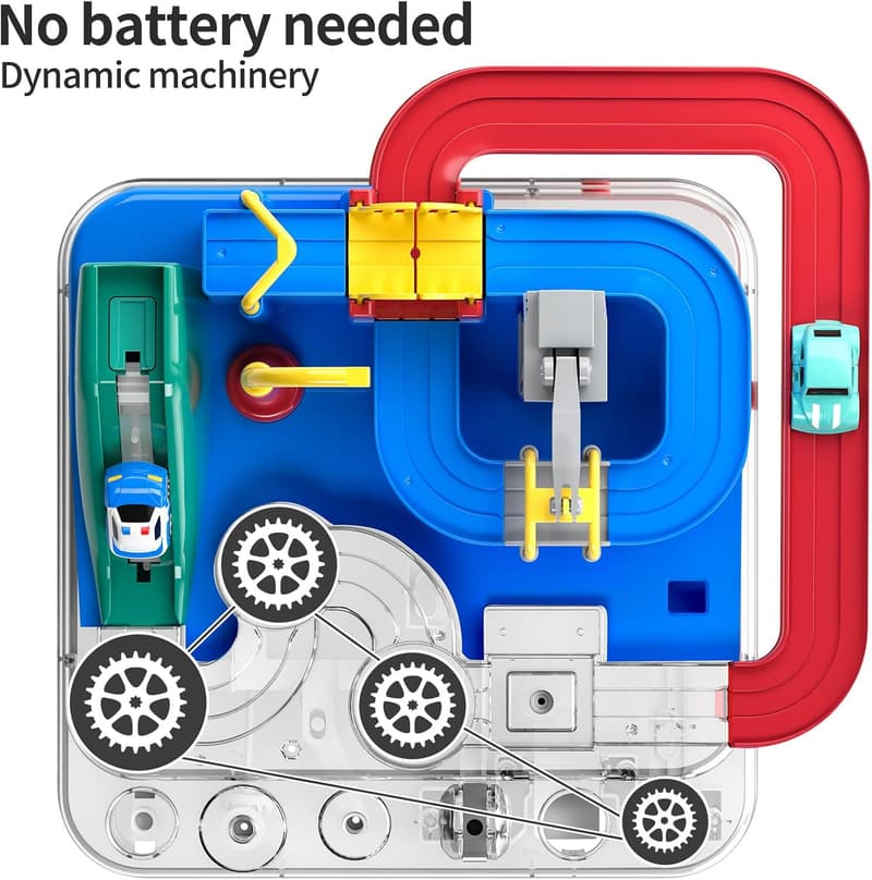 City Rescue Race Track Toy for Kids 3-8 Years
