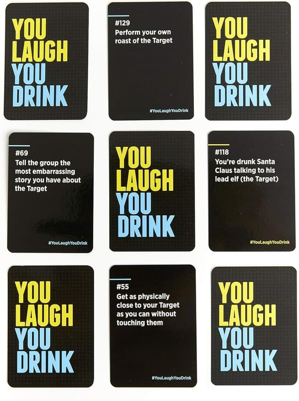 You Laugh, You Drink – Fun Party Drinking Game