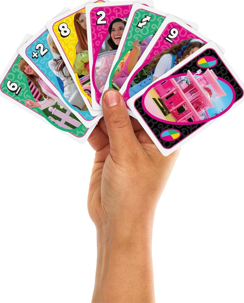 UNO Barbie Movie Card Game - Fun for Kids & Adults, 2-10 Players