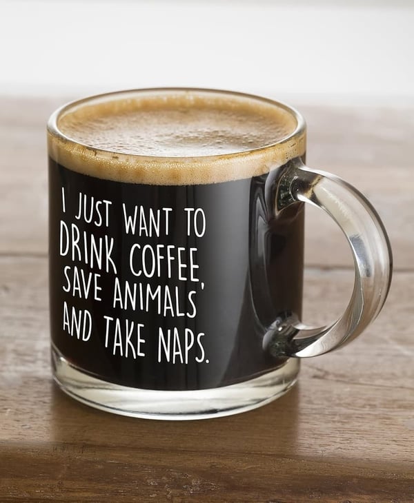 13oz Coffee Mug for Animal Lovers - Funny Gift for Dog & Cat Moms
