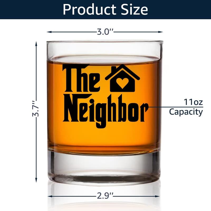 Housewarming Gift: Funny Whiskey Glasses for Neighbors