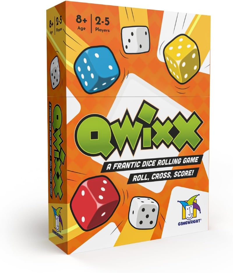 Qwixx: Fast-Paced Dice Rolling Game for 2-5 Players, Ages 8+