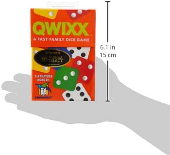 Qwixx: Fast-Paced Dice Rolling Game for 2-5 Players, Ages 8+