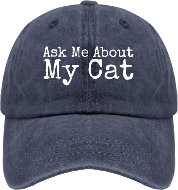 Dad's Cat Hat Baseball Cap - Unique Gift for Men