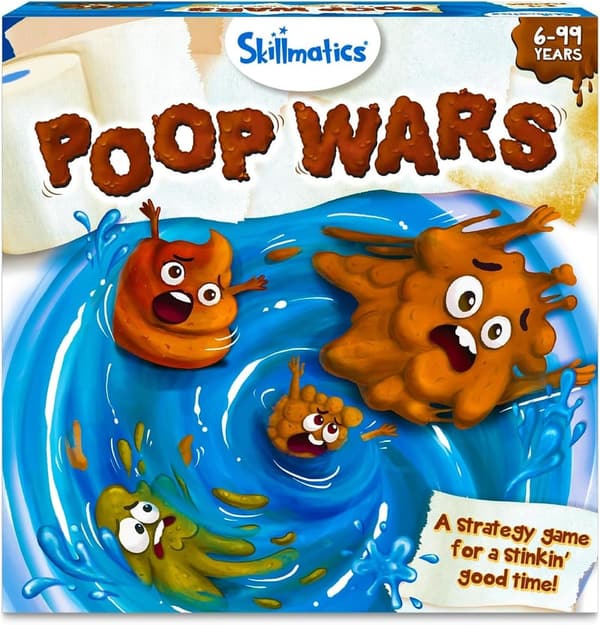 Poop Wars Card Game - Fun Strategy Game for Kids Ages 6+