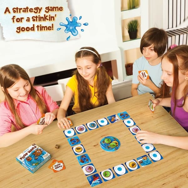 Poop Wars Card Game - Fun Strategy Game for Kids Ages 6+