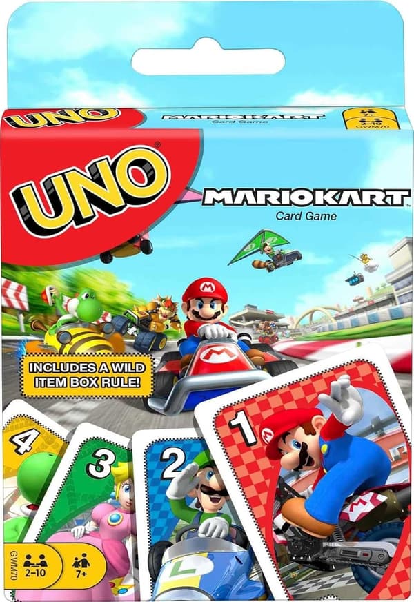 UNO Mario Kart Card Game – 112 Cards for Ages 7+