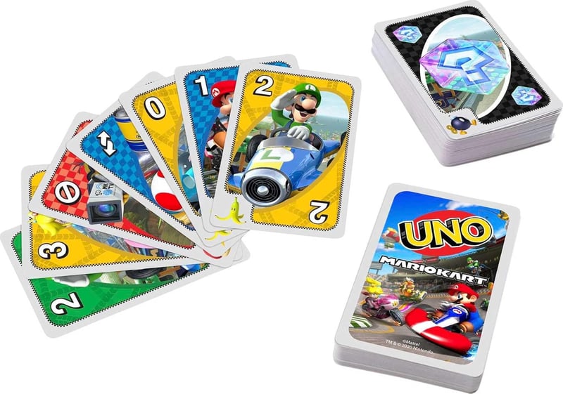 UNO Mario Kart Card Game – 112 Cards for Ages 7+