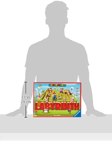 Super Mario Labyrinth Board Game for Family Fun (Ages 7+)