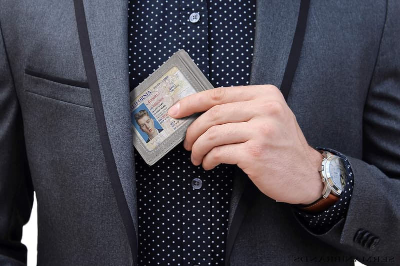 Genuine Leather RFID Blocking Front Pocket Wallet for Men