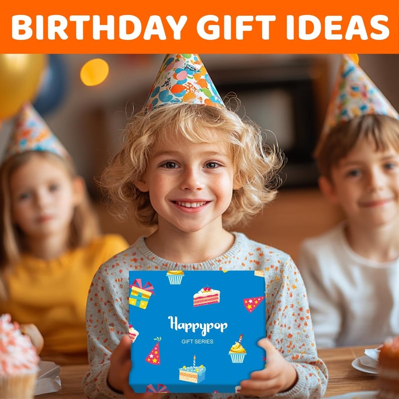 Kids' Birthday Gift Socks with Greeting Card - Ages 5-10
