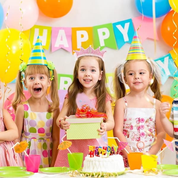 5th Birthday Pearl Crown & Sash Set for Girls' Party
