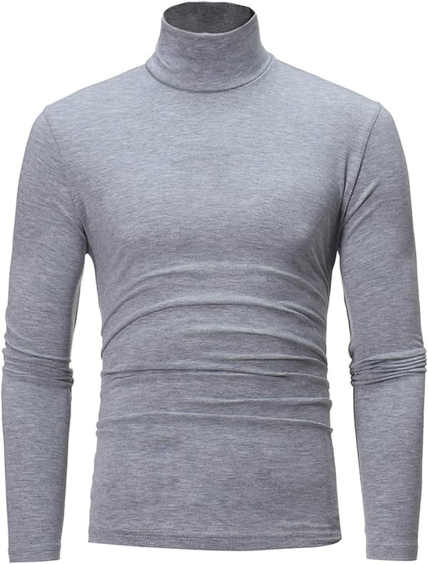 Men's Casual Moisture-Wicking Solid Round Neck T-Shirt