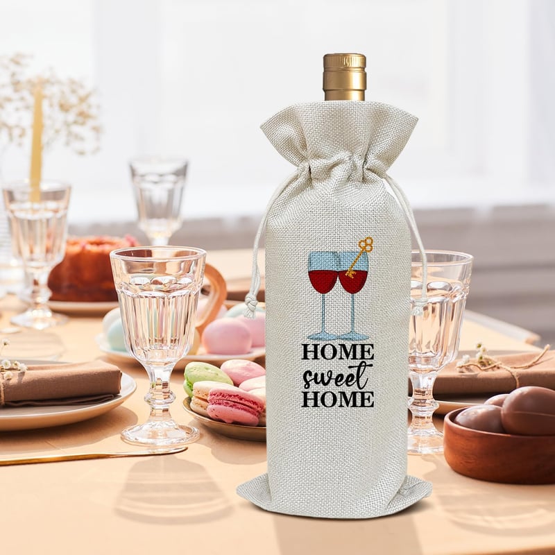 Wine Bag Housewarming Gift for New Home or Apartment