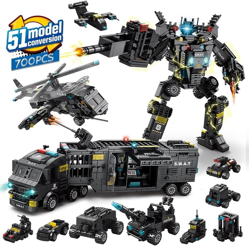 STEM Building Blocks Robot Kit for Boys Ages 8-12, 700 PCS