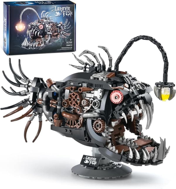 Ocean Animal Mechanical Building Set - STEM Gift for Ages 8-14