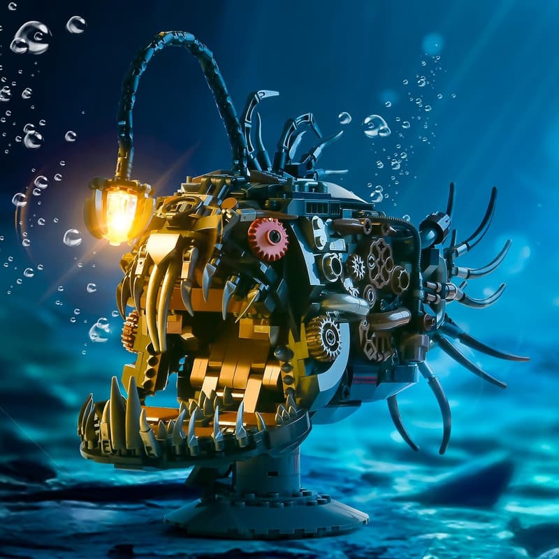 Ocean Animal Mechanical Building Set - STEM Gift for Ages 8-14