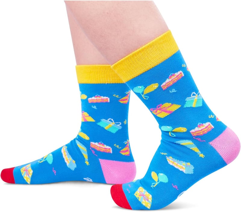 Birthday Socks for Kids Ages 4-12 - Fun Gift for Boys and Girls