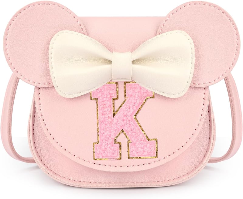 Mini Mouse Ears Bow Purse for Girls Aged 3-8 (Pink)