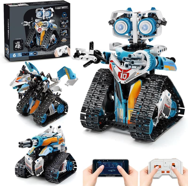 STEM Robotics Set for Kids 8-14, Remote & App-Controlled