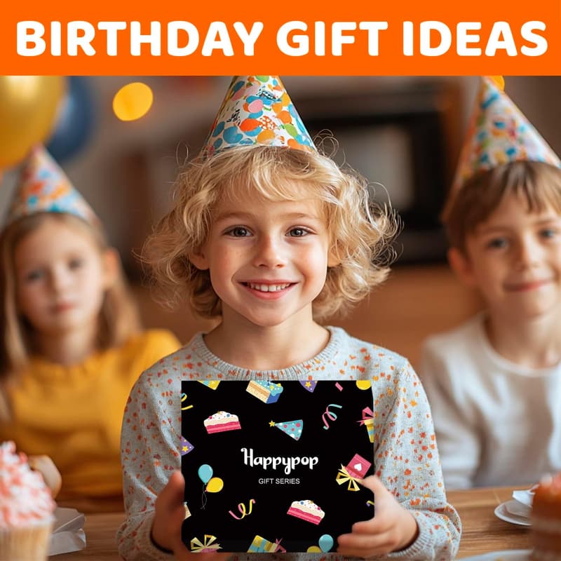 Birthday Gift Box for Kids - Fun Socks for Ages 5-10