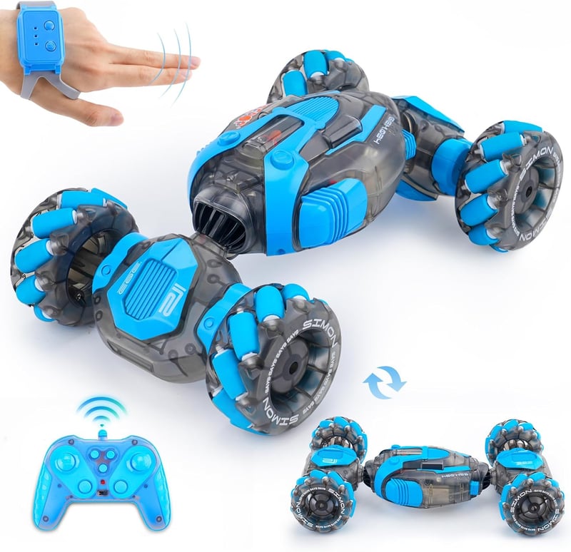 Gesture Sensing RC Stunt Car for Kids with Light & Music