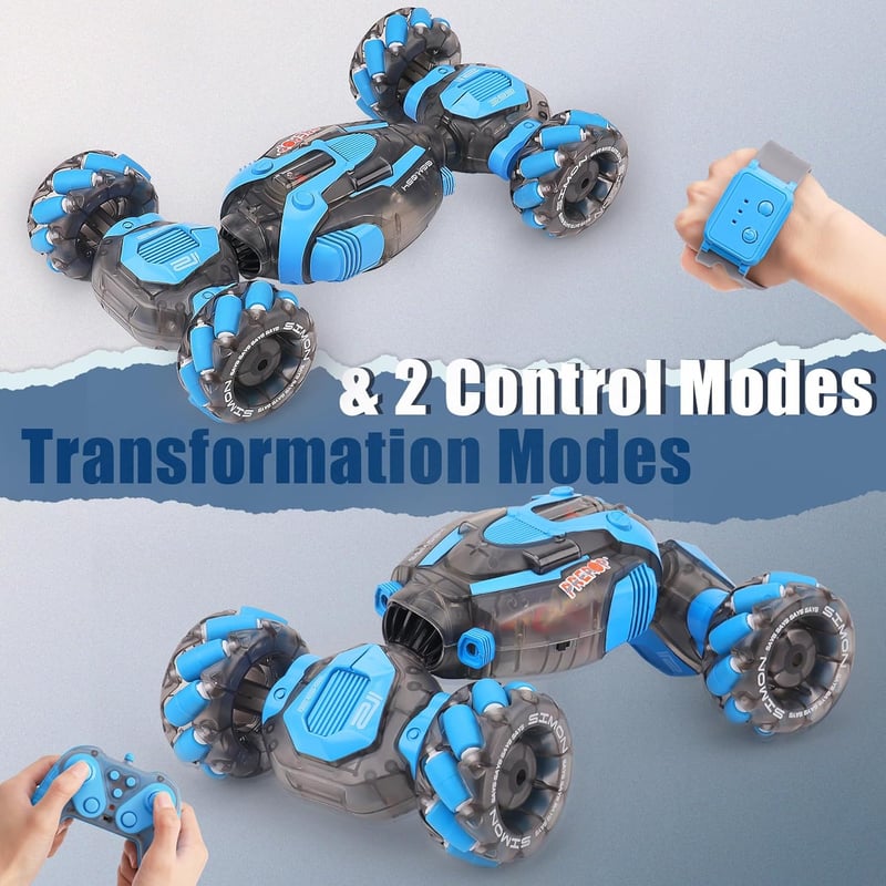 Gesture Sensing RC Stunt Car for Kids with Light & Music