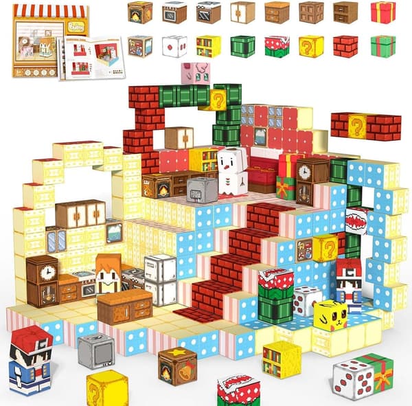 Montessori Magnetic Building Blocks for Toddlers - 100 PCS