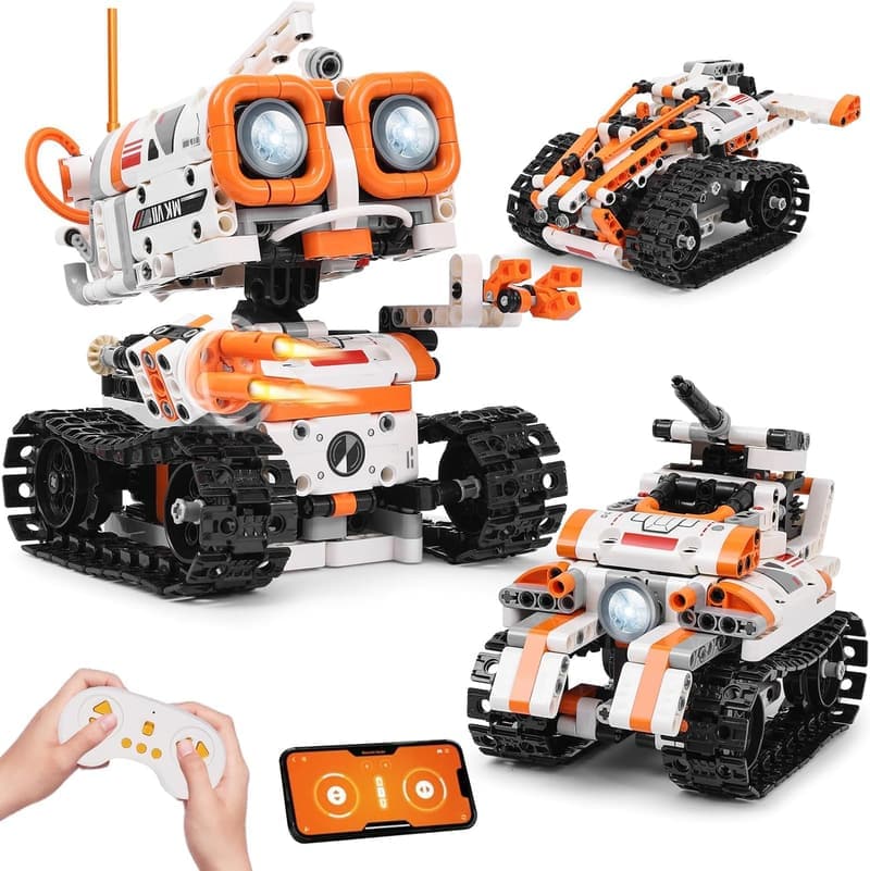 STEM Robotics Kits for Kids Age 8-12 | 3-in-1 Coding Robot Set