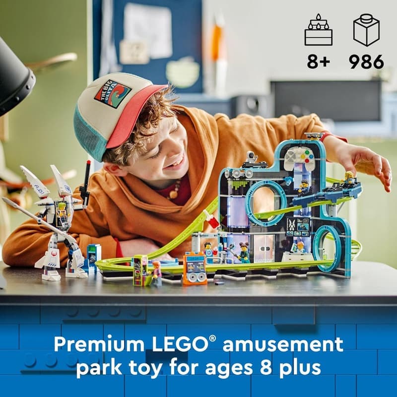 LEGO City Robot World Roller Coaster Building Set - Ages 8+