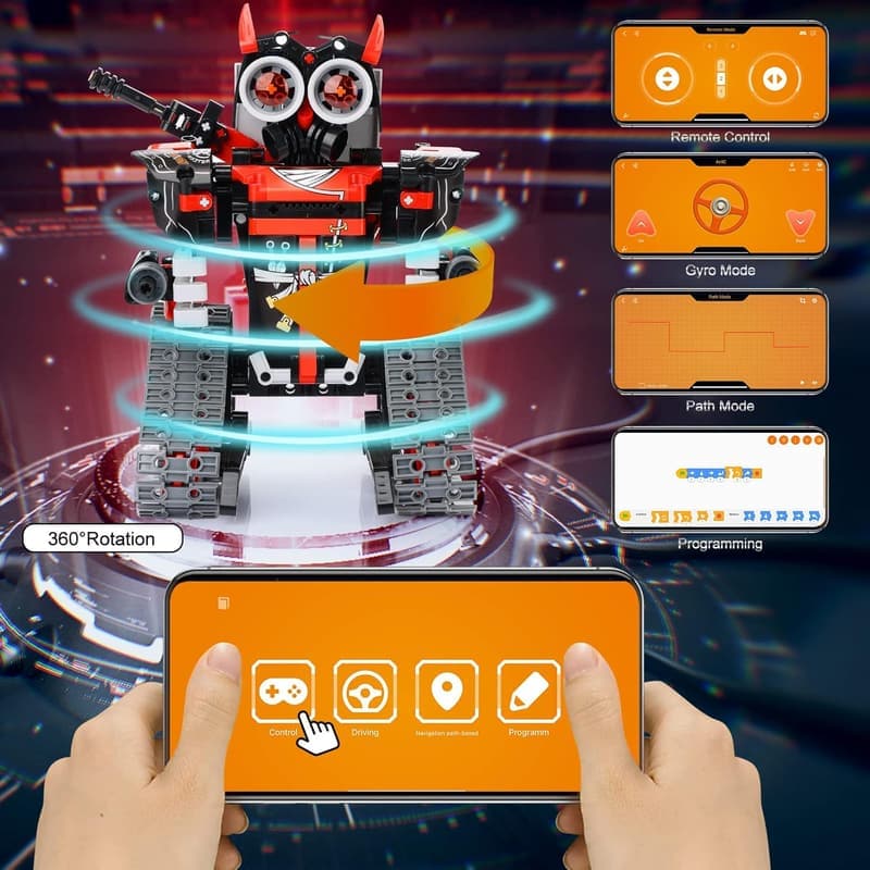 STEM Robotics Coding Kit for Kids 6-12 - 3-in-1 Remote Control Car