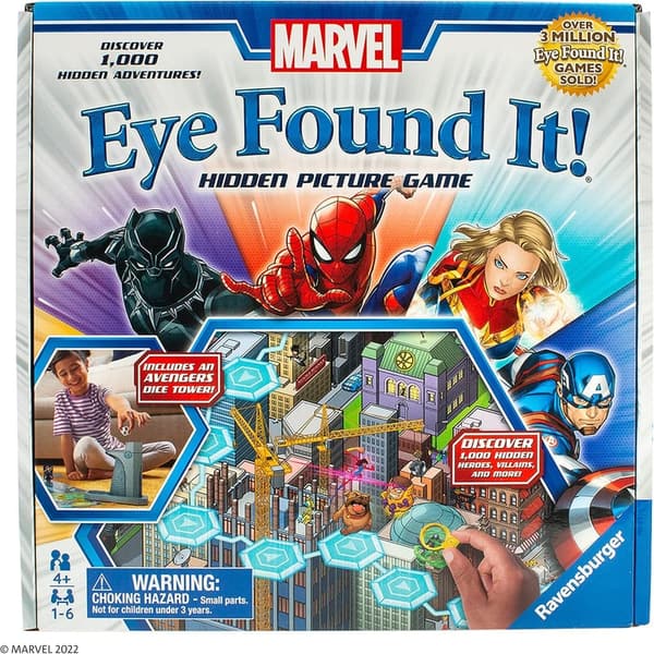 Marvel Eye Found It! Board Game - Engaging Puzzle for Kids & Adults