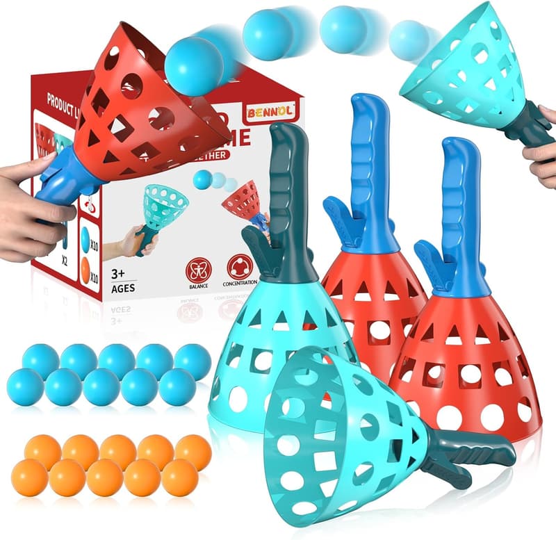 Outdoor Ball Game Set for Kids Ages 3-8 with 20 Balls
