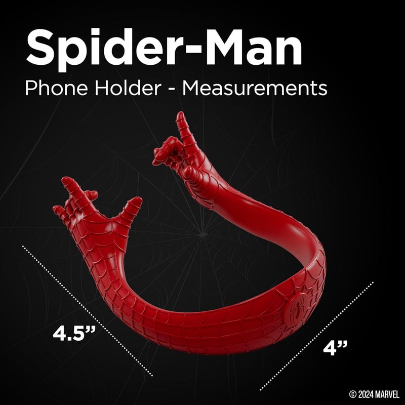 Spider-Man Phone Stand Holder for Desk - Marvel Gifts for Fans