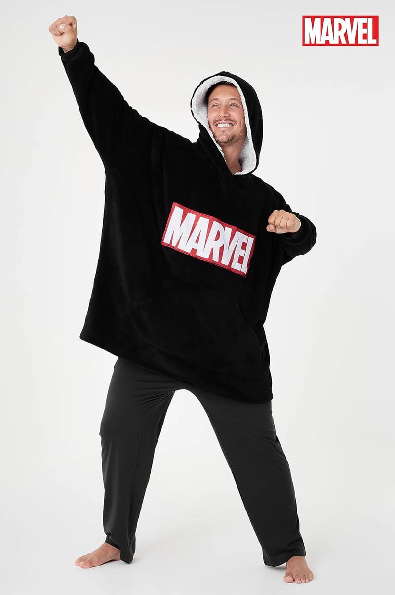 Avengers Fans Wearable Blanket Hoodie for Men and Women