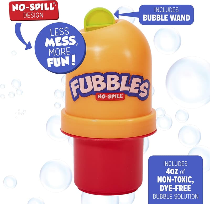 No-Spill Bubble Tumbler for Little Kids (Assorted Colors)