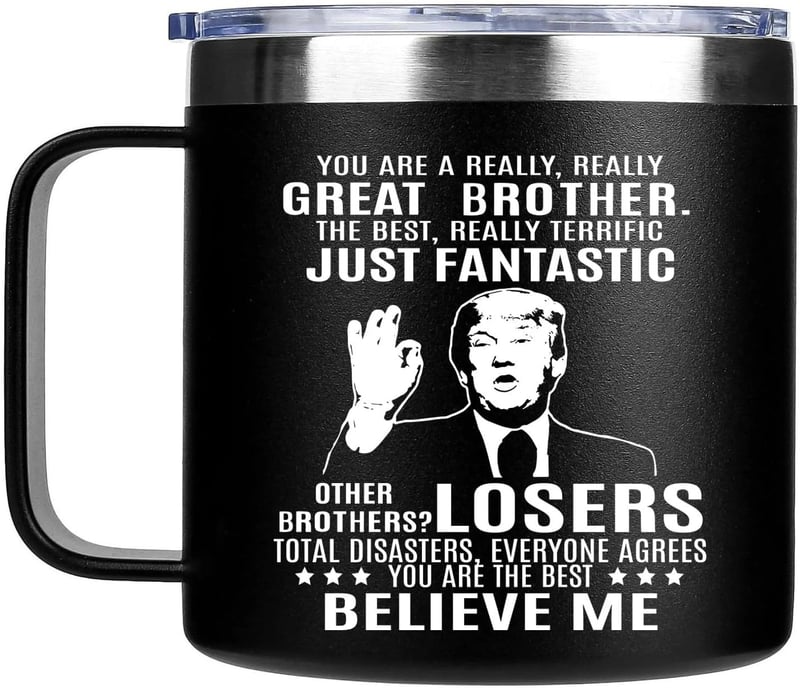 Funny 14oz Mug for Brother - Perfect Birthday & Christmas Gift
