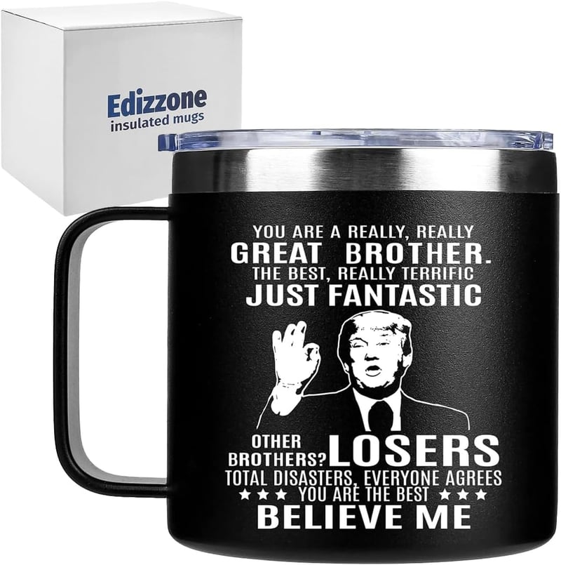 Funny 14oz Mug for Brother - Perfect Birthday & Christmas Gift