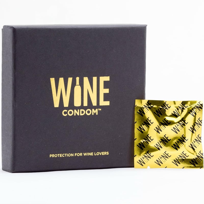 Wine Condoms Bottle Stoppers - Set of 6, Air-Tight Grip
