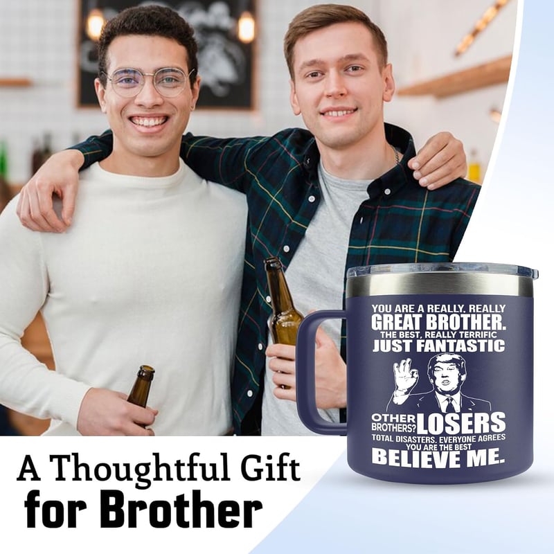 Father's Day Coffee Mug for Brothers - Funny Gift for Men