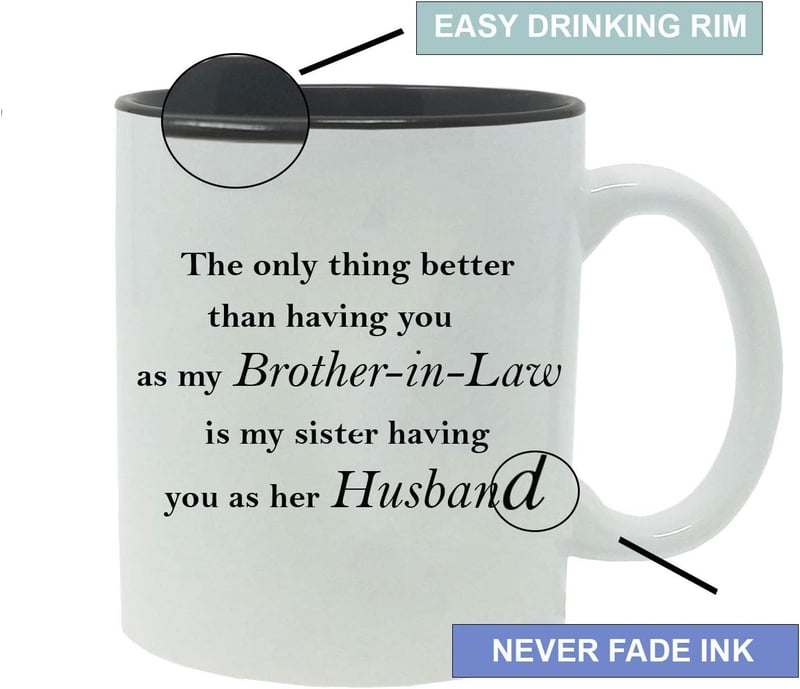 Brother-in-Law Coffee Mug - 11 oz Ceramic Gift