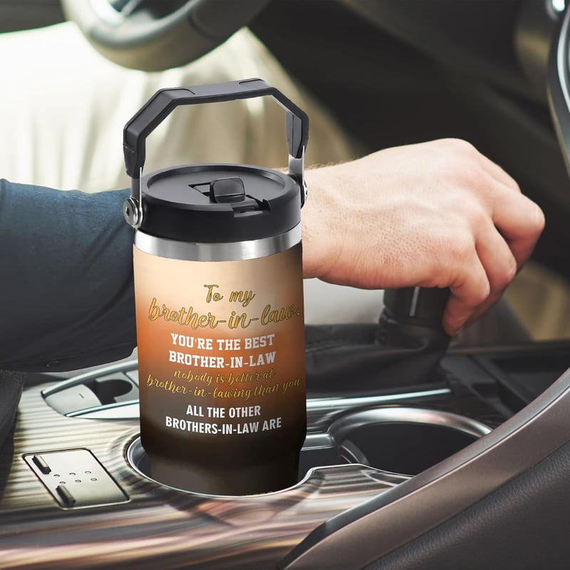 Brother-in-Law Father's Day 30 oz Tumbler with Handle & Straw