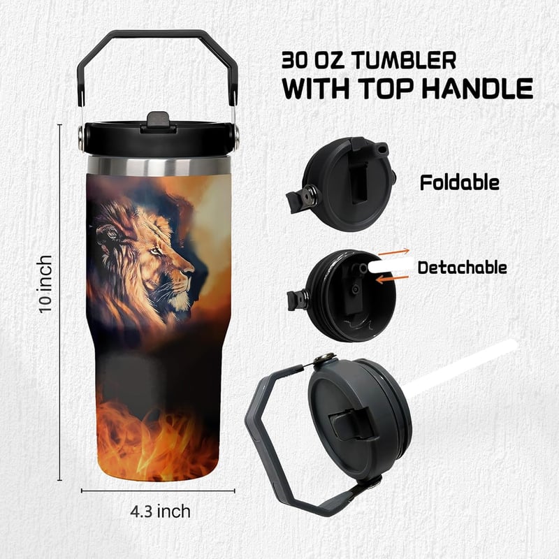 Brother-in-Law Father's Day 30 oz Tumbler with Handle & Straw