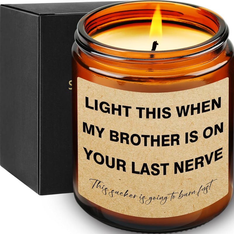 Lavender Candle for Sister-in-Law's Engagement Gift