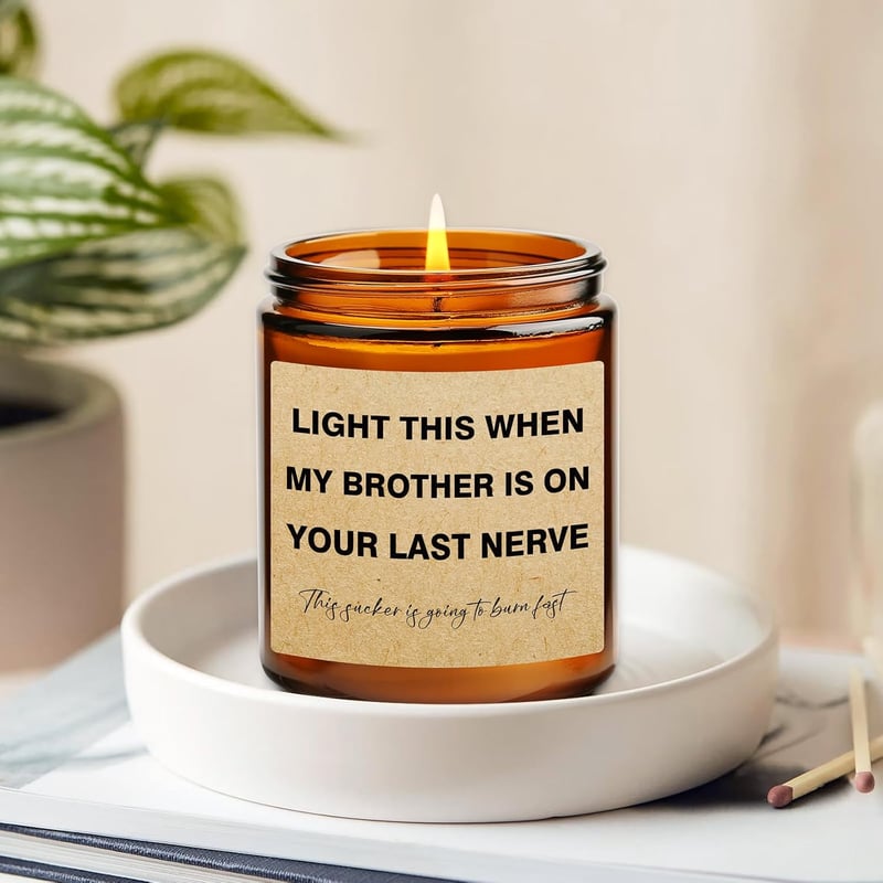 Lavender Candle for Sister-in-Law's Engagement Gift