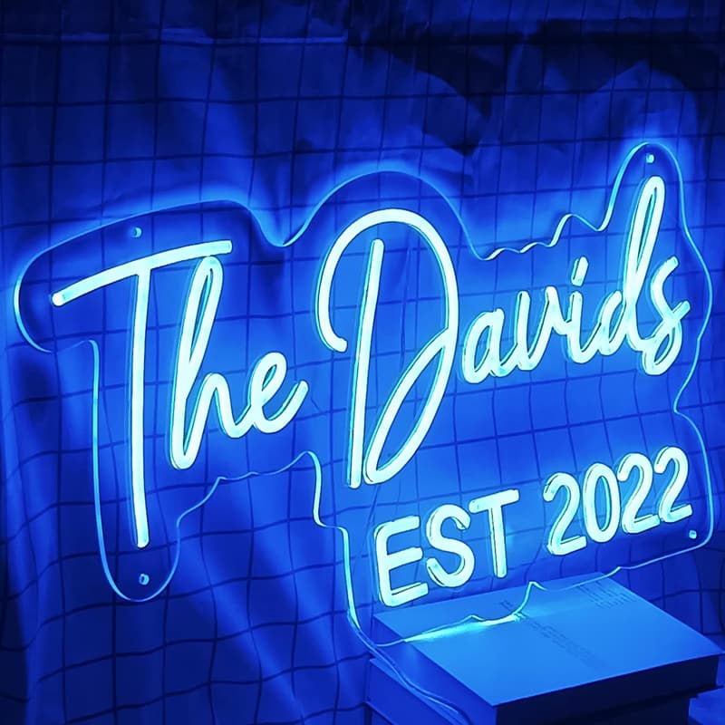 Personalized Neon Sign for Wall Decor - Custom Birthday Gift