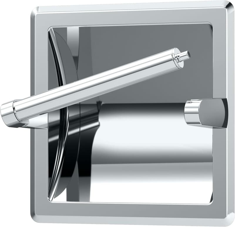 Heavy Duty Chrome Wall-Mounted Toilet Paper Holder