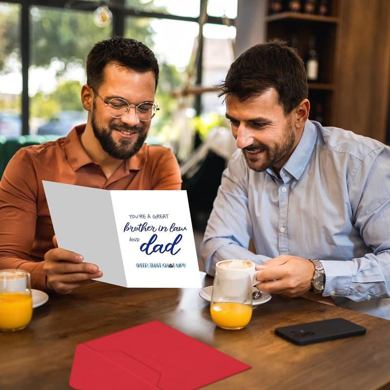 Funny Father's Day Card for Brother-in-Law - 5x7 with Envelope