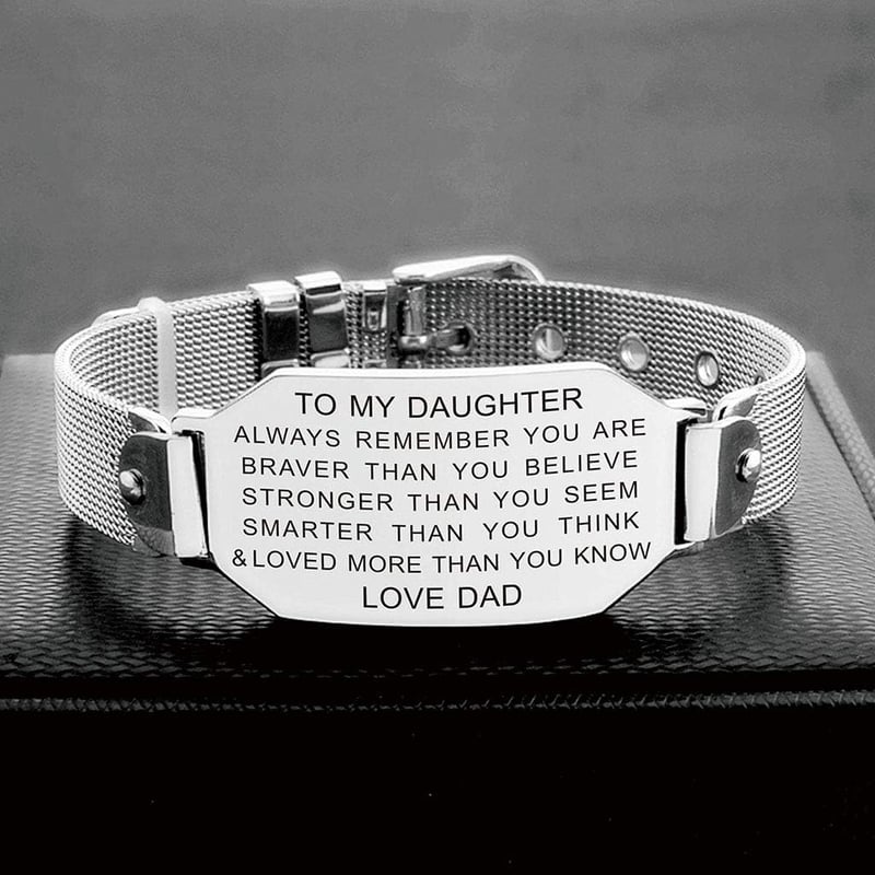 Inspirational Daughter Bracelet - Birthday & Graduation Gift